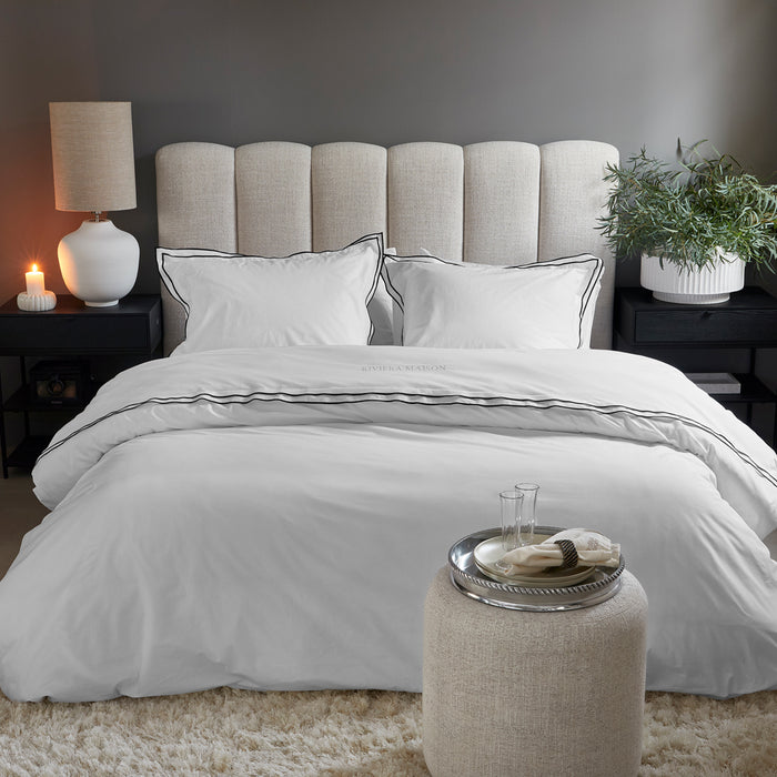 Rivièra Maison Dekbedovertrek RM Salute, Wit, 200x200|220