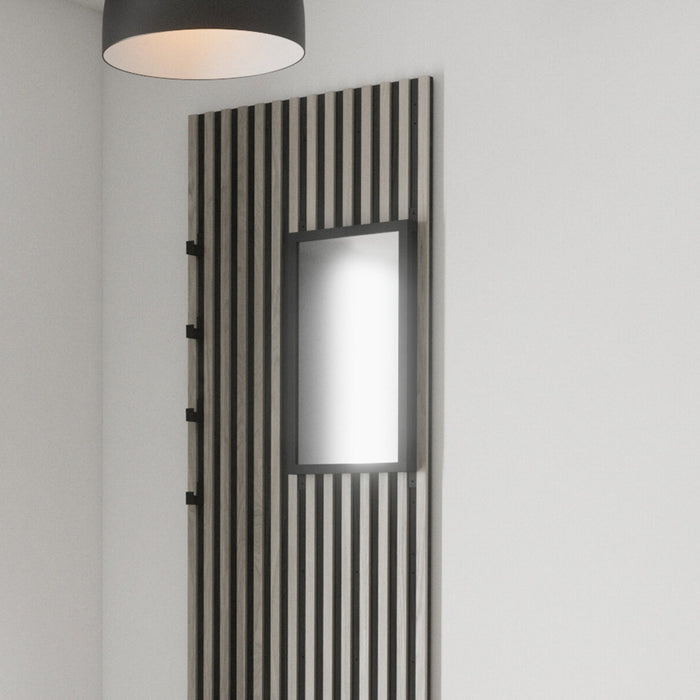 Fjôrd - Kleine Spiegel Zwart - 35,5x8x72,5cm - Nimes