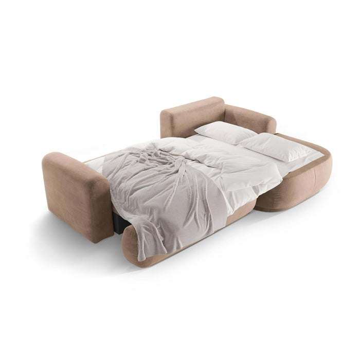 Micadoni Hoekslaapbank rechts met opbergvak Ella velvet