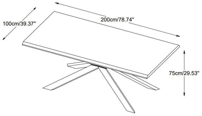 NADUVI Collection Eettafel Arras