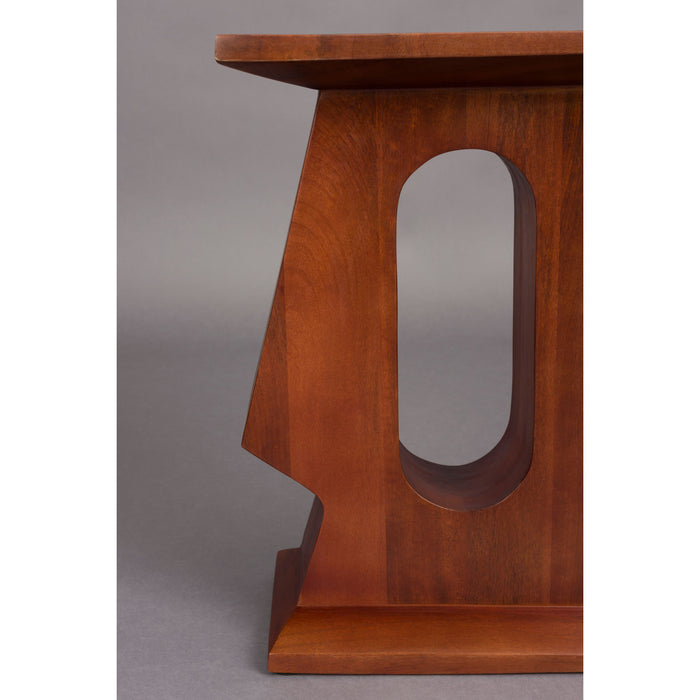 Dutchbone Pilaster Bijzettafel Rechthoek Mangohout Bruin
