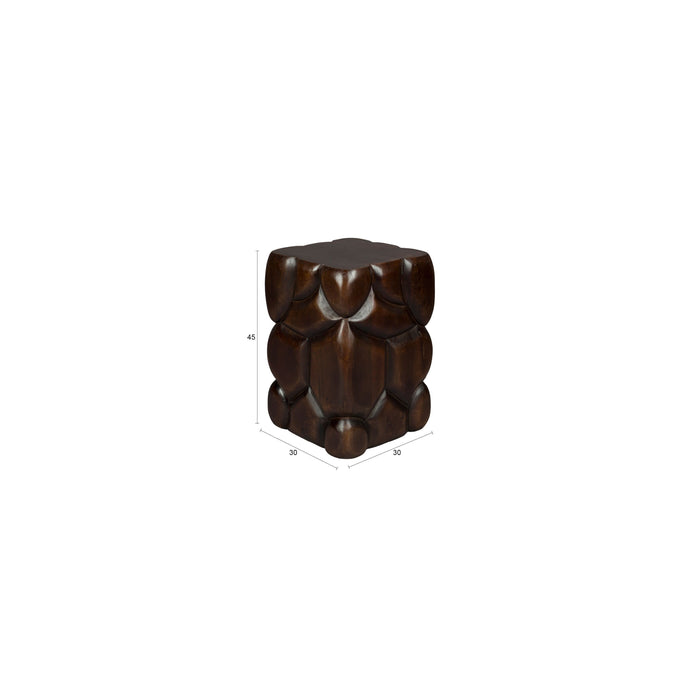 Dutchbone Brooklyn Krukje| Bijzettafel Hout - Bruin