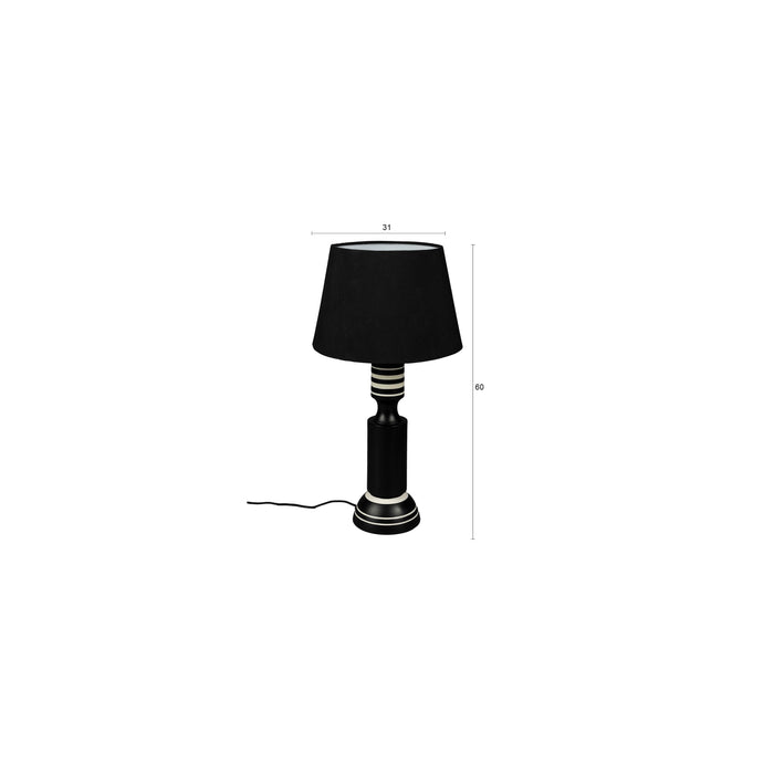 Dutchbone Virgil Tafellamp Zwart