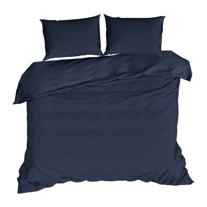 by fonQ Fresh Dekbedovertrek 200 x 220/240 cm - Indigo Blue