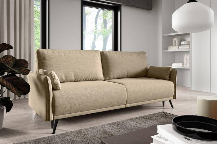 NADUVI Collection Slaapbank Seriate chenille met opbergruimte