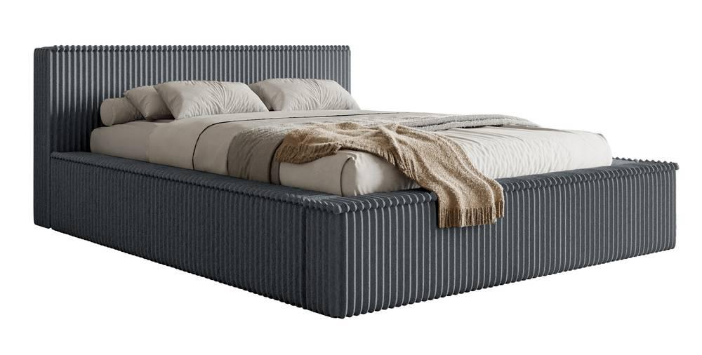 NADUVI Collection Bedframe Rafe ribstof 140 x 200 cm