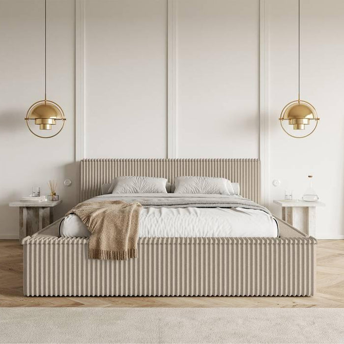 NADUVI Collection Bedframe Rafe ribstof 180 x 200 cm