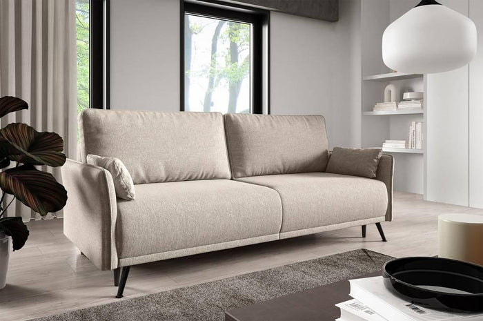 NADUVI Collection Slaapbank Seriate chenille met opbergruimte