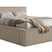NADUVI Collection Bedframe Rafe ribstof 140 x 200 cm