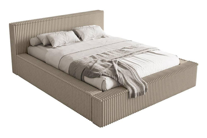 NADUVI Collection Bedframe Rafe ribstof 140 x 200 cm