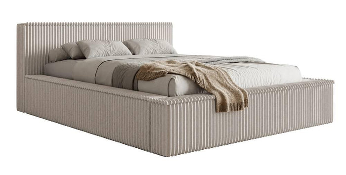 NADUVI Collection Bedframe Rafe ribstof 140 x 200 cm