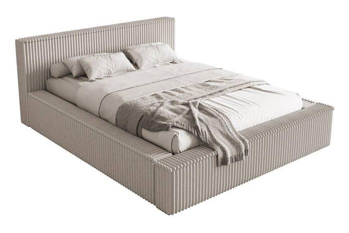 NADUVI Collection Bedframe Rafe ribstof 140 x 200 cm