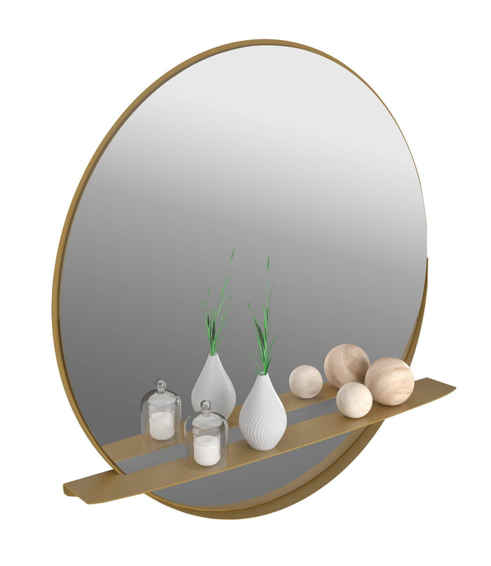 Gorillz Alien 60 - Wandspiegel 60 cm Goud