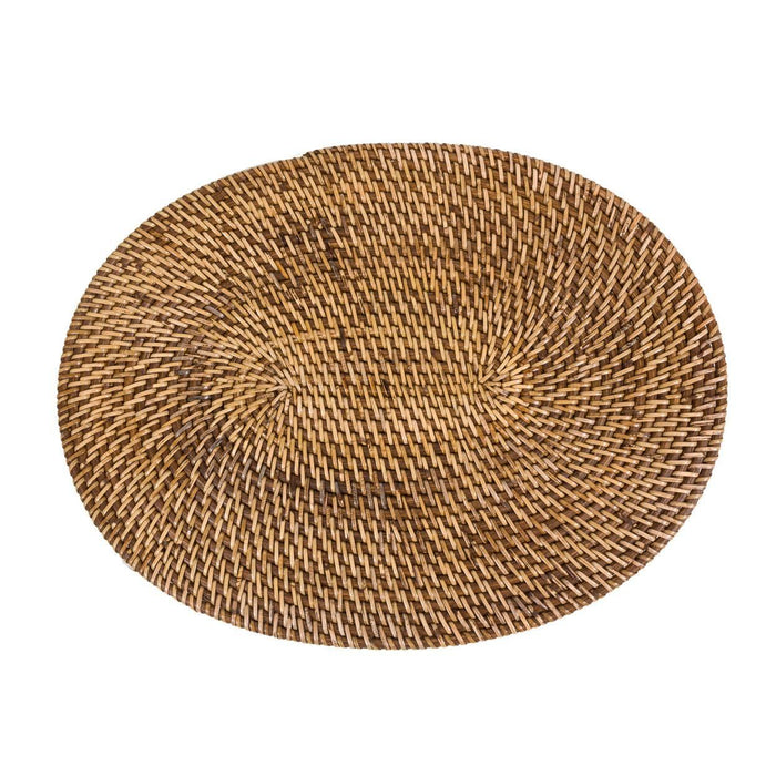 Bazar Bizar - De Colonial Ovale Placemat - Naturel Bruin