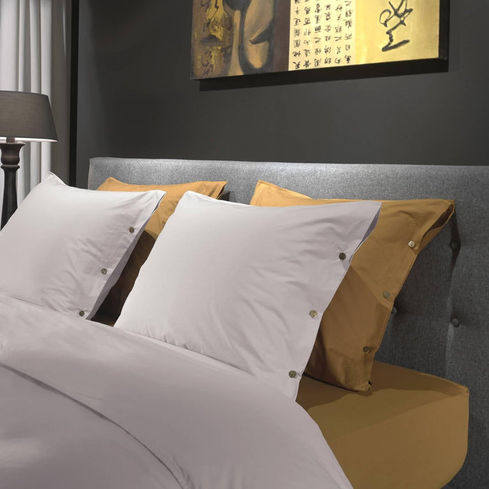 Yellow Dekbedovertrek Percale cloud pink