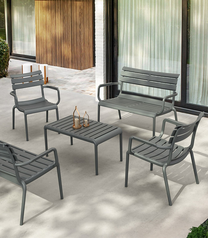 ALTEREGO AROMA XL Tuinbank - Grijs