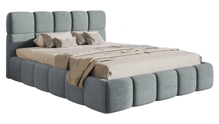 NADUVI Collection Bedframe Chloe velvet 180 x 200 met opbergruimte