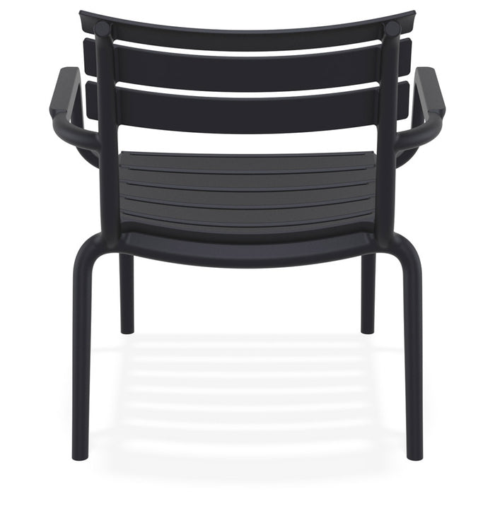 ALTEREGO AROMA Tuinstoel met armleuningen - Zwart