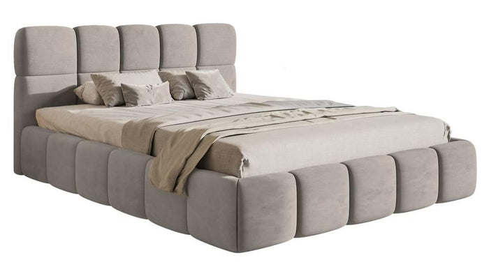 NADUVI Collection Bedframe Chloe velvet 180 x 200 met opbergruimte