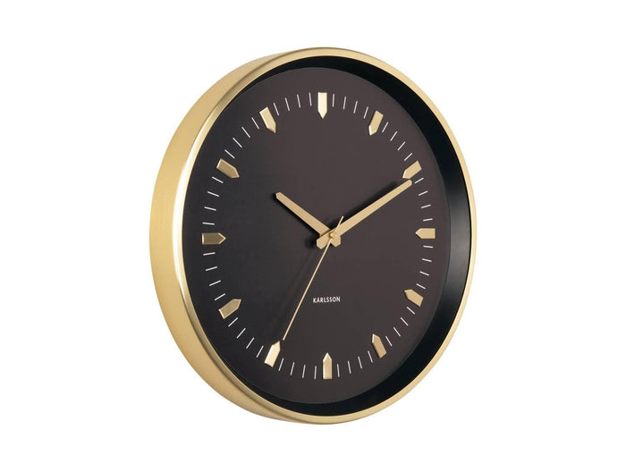 Karlsson - Wandklok Arrow Batons - Goud - Ø35cm