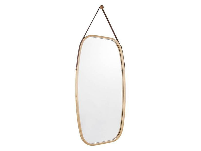 present time - Spiegel Idylllic - Large - Bamboo - Zwart