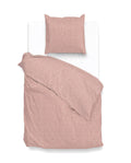 Zo Home Dekbedovertrek Katoen Lino Linnen Look - shell red