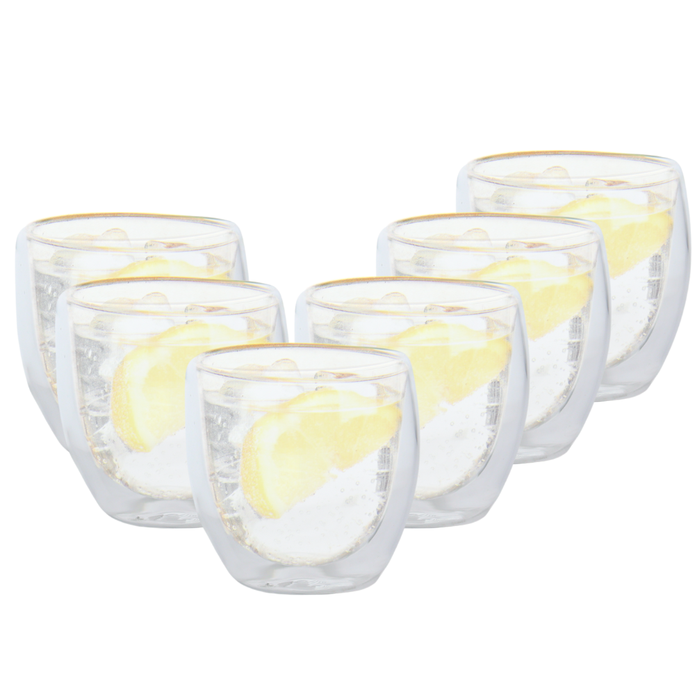 OTIX Dubbelwandige koffieglazen Theeglazen Koffiekopjes Koffietasse...