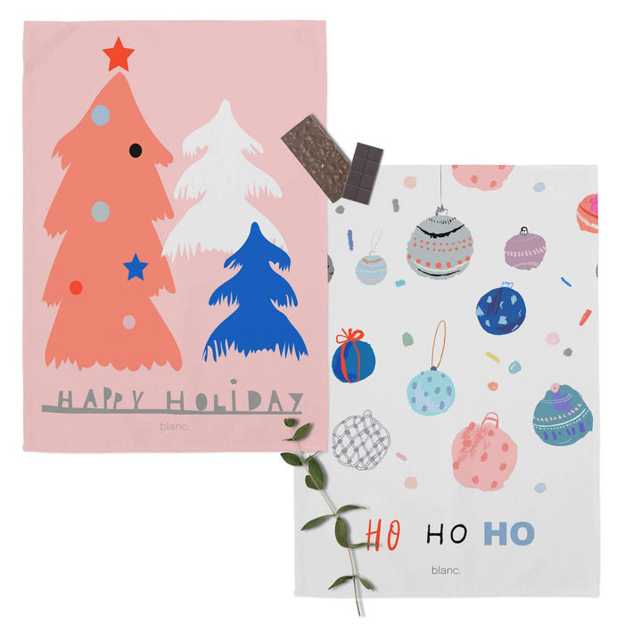 Happy Friday Set van 2 theedoeken Angela