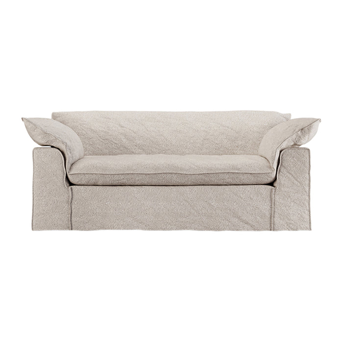HKliving Nomad 2-zitsbank - Bouclé - Taupe