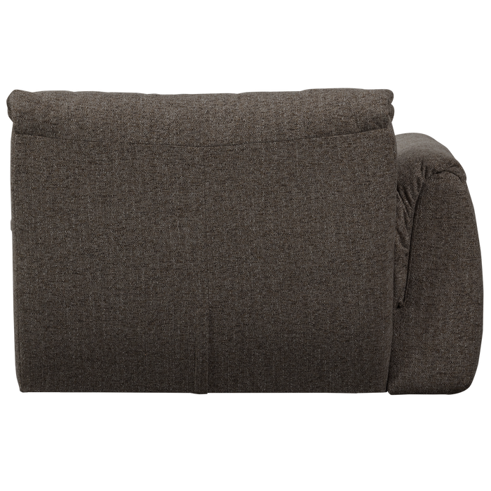 WOOOD Baggy 1-Zits Met Arm Links - Geweven Stof - Warmgrijs Melange -