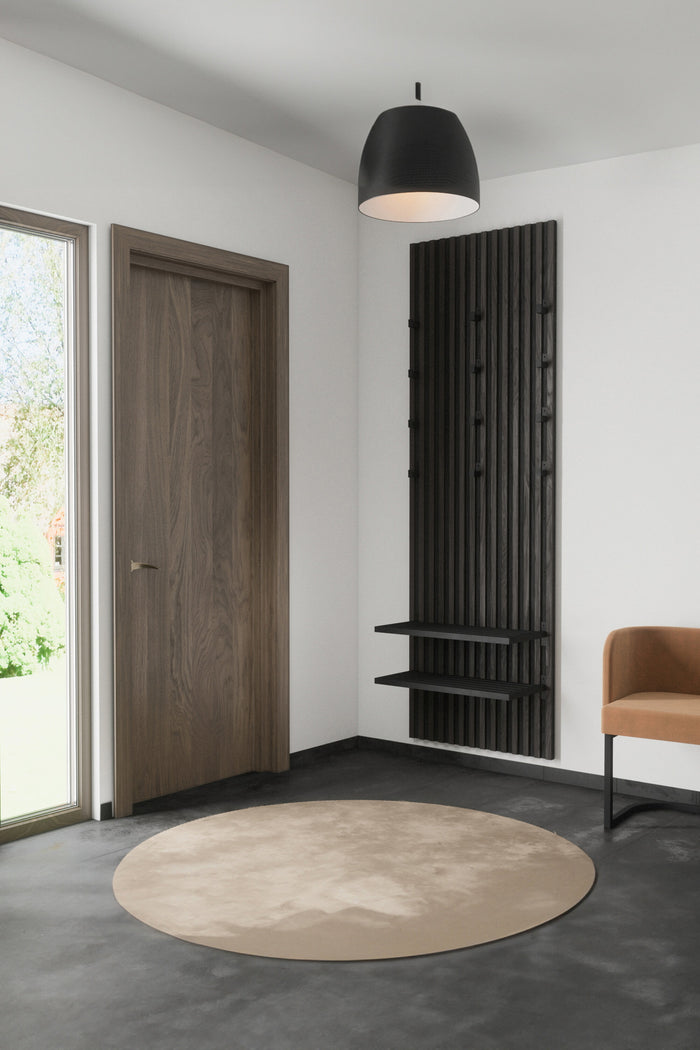 Fjôrd - Kapstok Zwart|Mokka - 73x3x114cm - Nimes