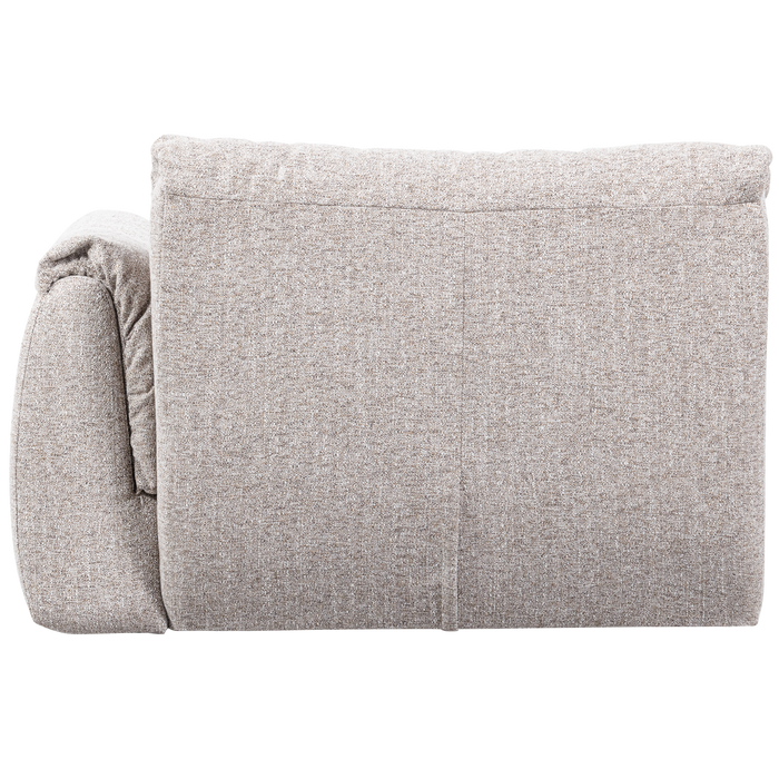 WOOOD Baggy 1-Zits Met Arm Rechts Geweven Stof - Naturel Melange -