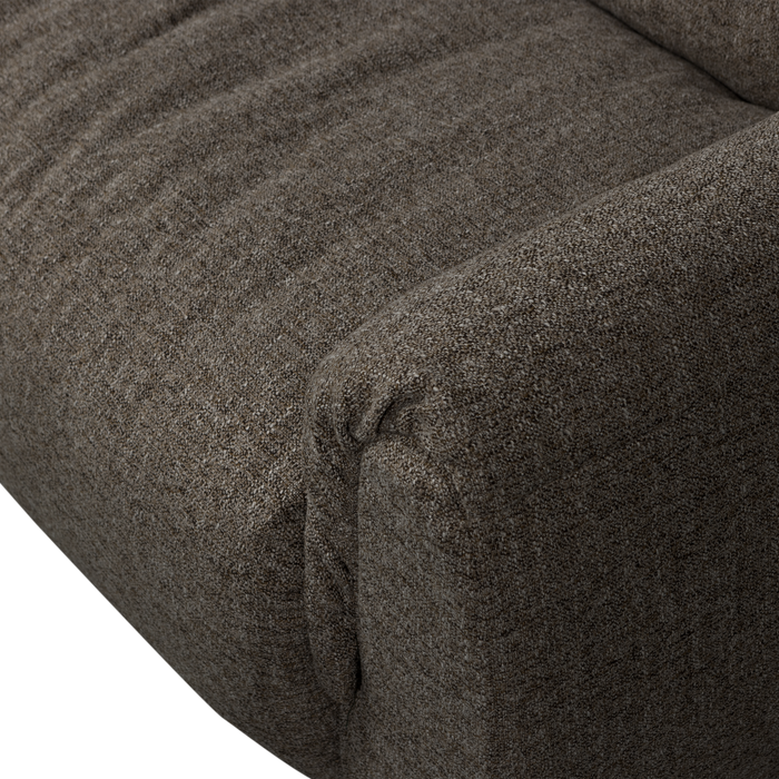 WOOOD Baggy 1-Zits Met Arm Rechts - Geweven Stof - Warmgrijs Melange -