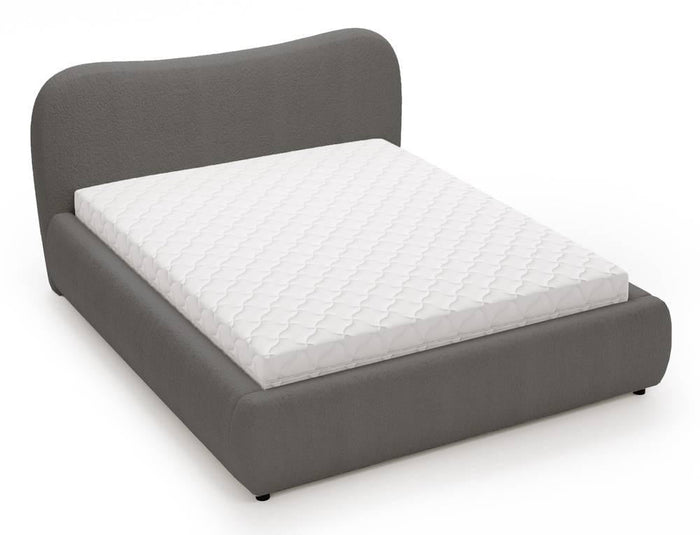 NADUVI Collection Lavelle bedframe bouclé met opbergvak 140 x 200 cm