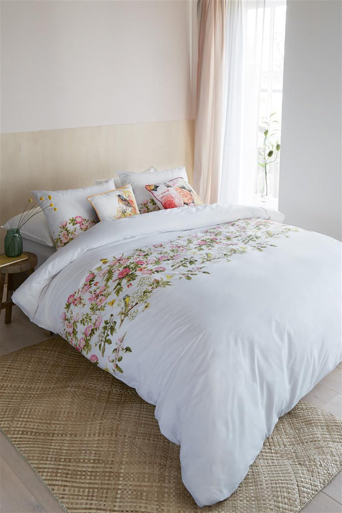 Marjolein Bastin dekbedovertrek Rozentuin pink - 1-persoons