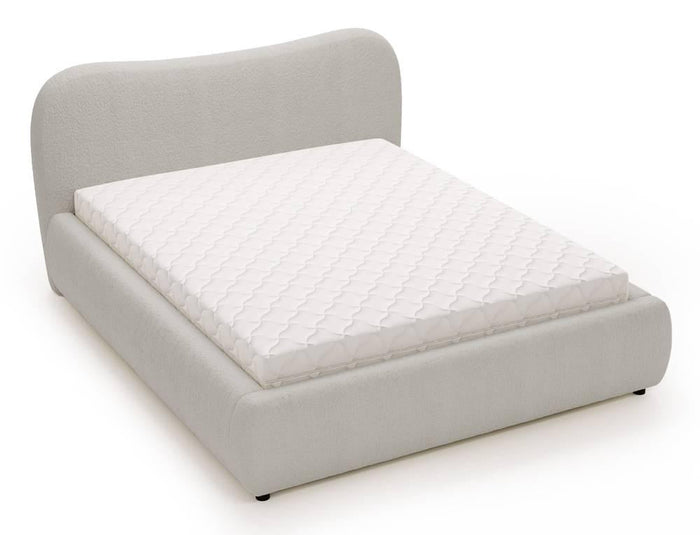 NADUVI Collection Lavelle bedframe bouclé met opbergvak 180 x 200 cm