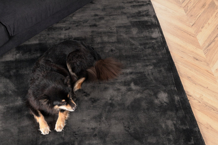 Fjôrd - Vloerkleed Donkergrijs - 200x300cm - Indra