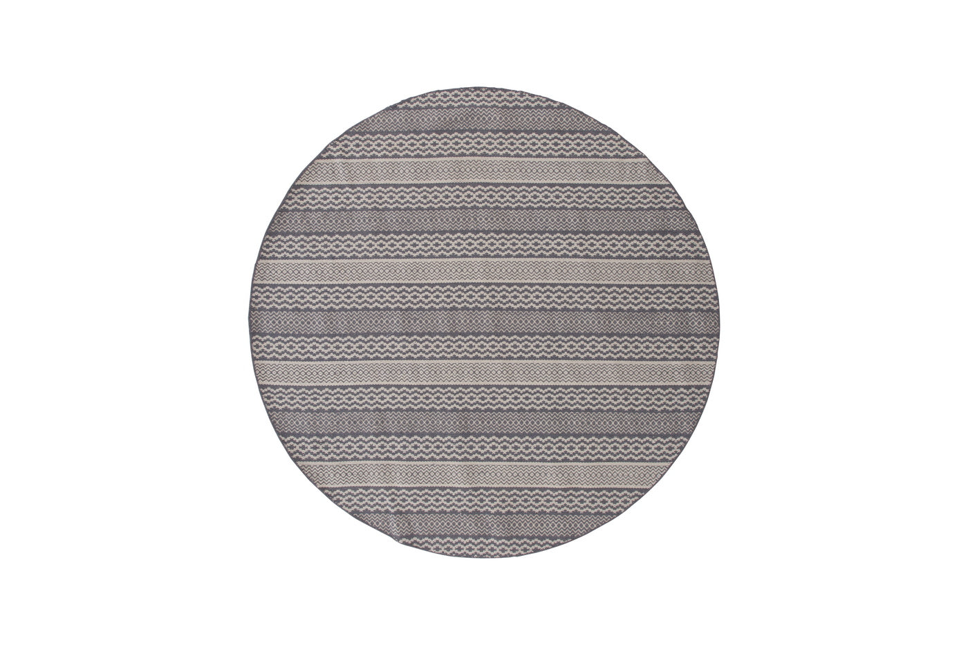 Fjôrd - Vloerkleed Lichtgrijs - Ø200cm - Sishu