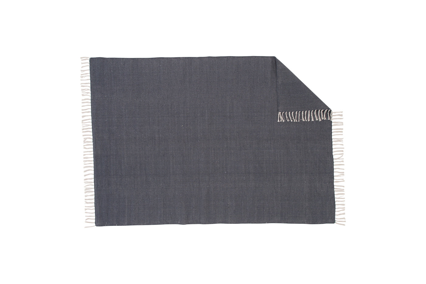 Fjôrd - Vloerkleed Donkergrijs - 170x240cm - Panipat