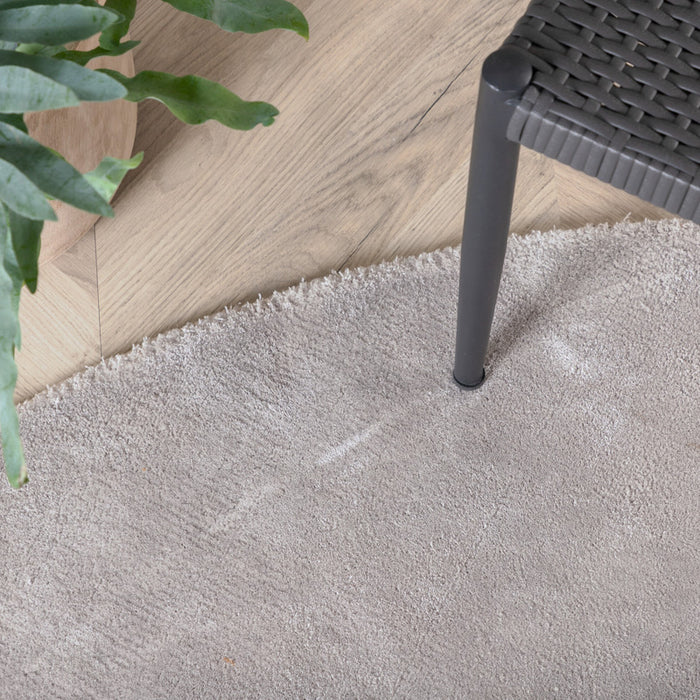 Fjôrd - Vloerkleed Zilver - Ø200cm - Indra