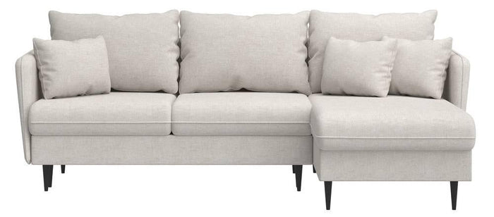 Selsey Design Sion hoekbank links|rechts chenille met slaapfunctie