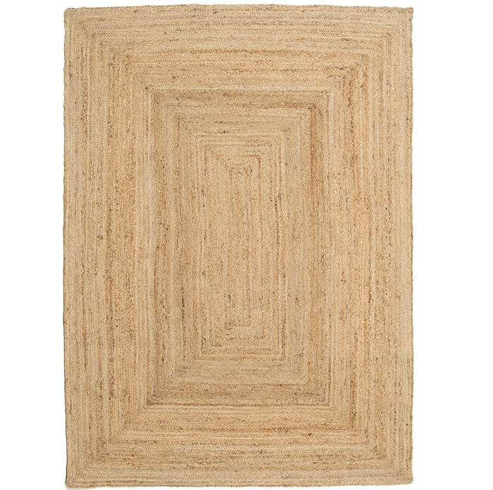 Mrcarpet Jute Vloerkleed Rechthoek naturel 140 x 200cm
