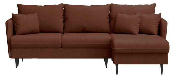 Selsey Design Sion hoekbank links|rechts chenille met slaapfunctie