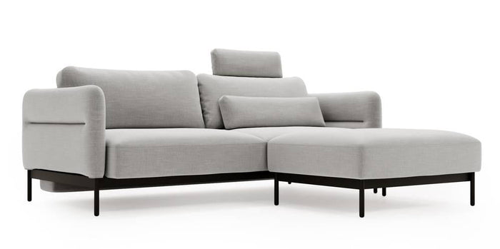 NADUVI Collection 3-zitsbank Selene met poef