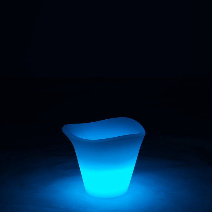 Lamp | Kunststof | Wit - Fuchsia | 34x34x (h)27.5 Cm