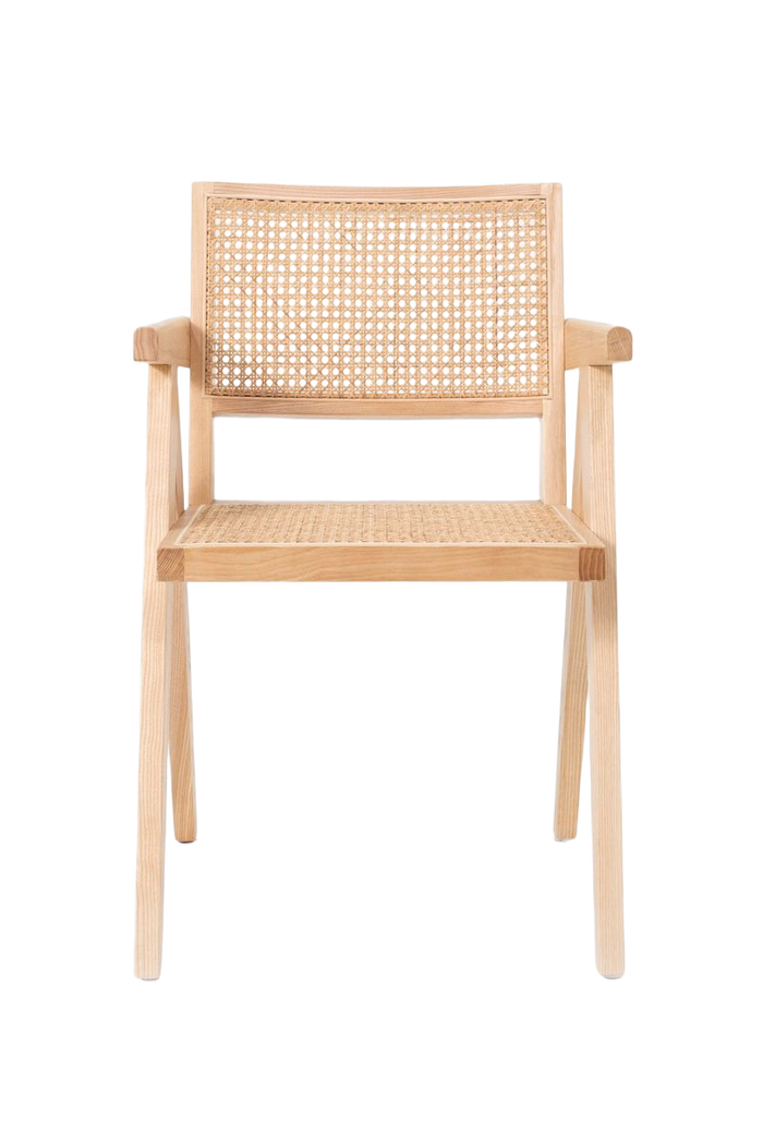 Sissy-Boy Houten eetkamerstoel rotan