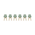 sweeek - Set van 6 eetkamerstoelen, 42x55x81cm
