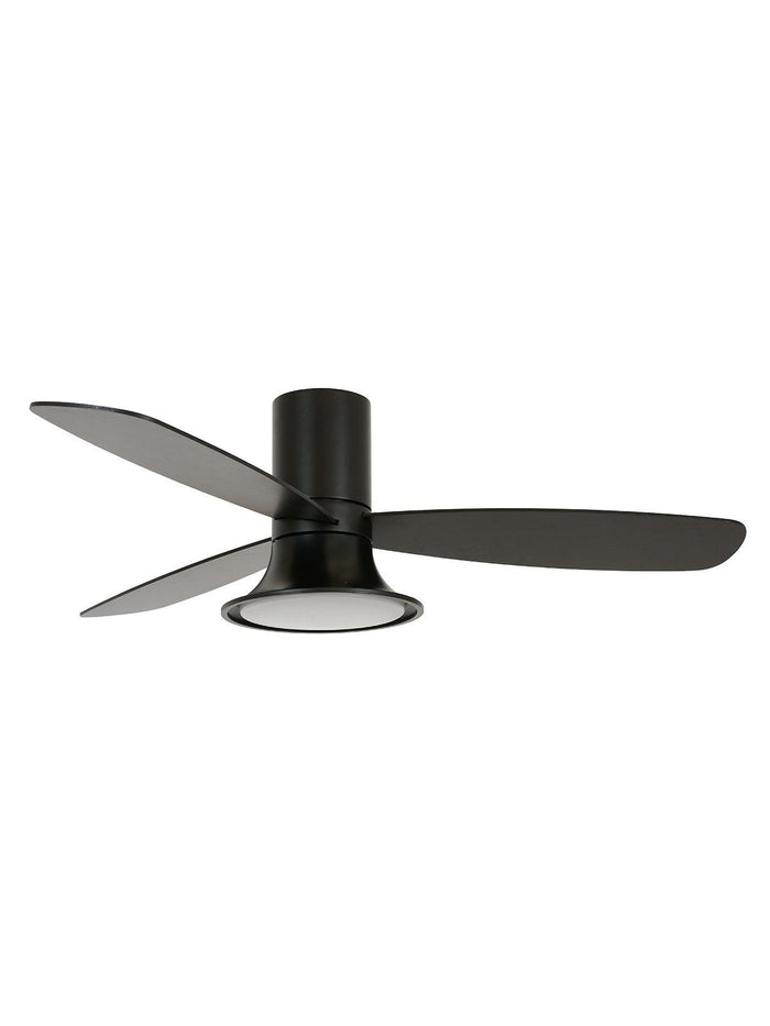Lucci Air Plafondventilator Airfusion Flusso Zwart 18W Led Ø 132cm