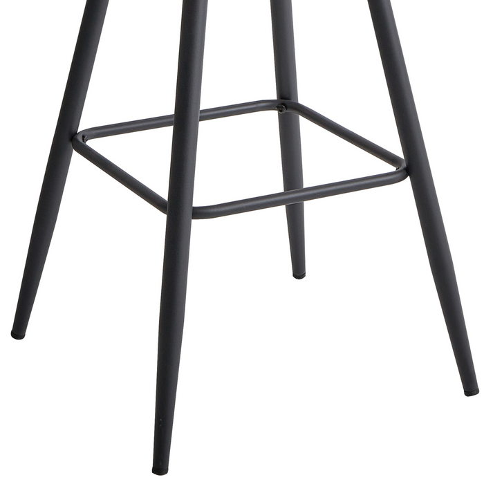 Beliani - DARIEN - Barkruk - Oranje - Polyester