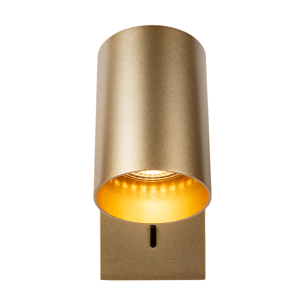 Atmooz Nuo - Goud - Metaal - Kantelbare Spot met Schakelaar